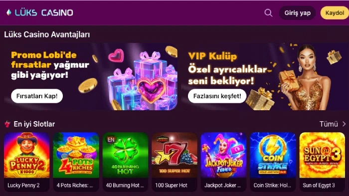 Luks Casino güvenli ödeme altyapısı görseli
